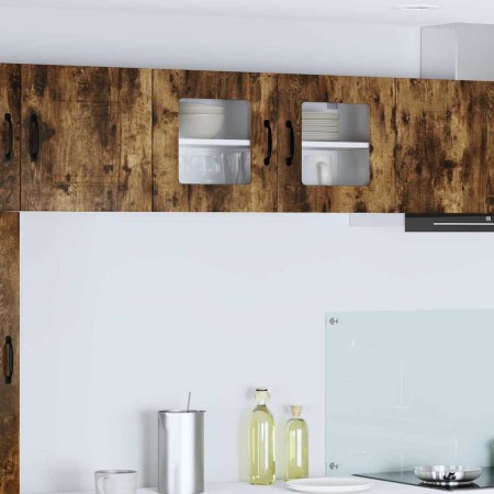 Armario de cocina mural Roble ahumado 80 x 31 x 40 cm