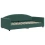 Trundle sofa bed with drawers dark green velvet 100x200 cm by vidaXL, Beds and slatted bases - Ref: Foro24-3197382, Price: 47...