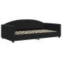 Sofá cama nido con cajones terciopelo negro 100x200 cm de vidaXL, Camas y somieres - Ref: Foro24-3197384, Precio: 484,38 €, D...