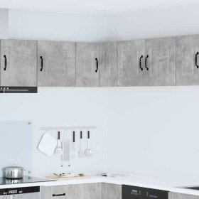 Armario de cocina mural Gris Concreto 57 x 57 x 40 cm