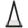Children's bed frame made of black pine wood 80x200 cm by vidaXL, Cribs and beds for children - Ref: Foro24-834536, Price: 88...