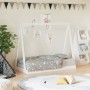 Estructura de cama para niños madera de pino blanco 70x140 cm by vidaXL, Cribs and beds for children - Ref: Foro24-834526, Pr...