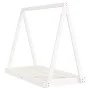 Kinderbettgestell aus weißem Kiefernholz 70x140 cm von vidaXL, Kinderbetten und Betten für Kinder - Ref: Foro24-834526, Preis...