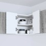 Armario de cocina mural con estante Gris Sonoma 57 x 57 x 40 cm