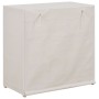Schuhschrank mit weißem Stoffbezug 79x40x80 cm. von vidaXL, Schuhregale und Schuhorganisatoren - Ref: Foro24-248194, Preis: 7...