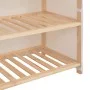 Schuhschrank mit weißem Stoffbezug 79x40x80 cm. von vidaXL, Schuhregale und Schuhorganisatoren - Ref: Foro24-248194, Preis: 7...