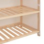 Schuhschrank mit weißem Stoffbezug 79x40x80 cm. von vidaXL, Schuhregale und Schuhorganisatoren - Ref: Foro24-248194, Preis: 7...