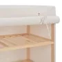 Schuhschrank mit weißem Stoffbezug 79x40x80 cm. von vidaXL, Schuhregale und Schuhorganisatoren - Ref: Foro24-248194, Preis: 7...