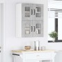 Armario de cocina mural 2 pcs Gris Concreto 60 x 31 x 40 cm