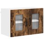 Armario de cocina mural 2 pcs Roble ahumado 60 x 31 x 40 cm