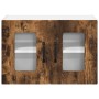 Armario de cocina mural 2 pcs Roble ahumado 60 x 31 x 40 cm