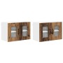 Armario de cocina mural 2 pcs Madera Vieja 60 x 31 x 40 cm