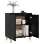Sideboard mit schwarzen Sperrholzbeinen 60x35x70 cm von vidaXL, Sideboards - Ref: Foro24-806068, Preis: 67,83 €, Rabatt: %