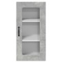 Armario de cocina mural 2 pcs Gris Concreto 40 x 31 x 80 cm