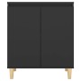 Sideboard mit schwarzen Sperrholzbeinen 60x35x70 cm von vidaXL, Sideboards - Ref: Foro24-806068, Preis: 67,83 €, Rabatt: %