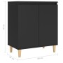 Sideboard mit schwarzen Sperrholzbeinen 60x35x70 cm von vidaXL, Sideboards - Ref: Foro24-806068, Preis: 67,83 €, Rabatt: %