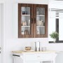 Armario de cocina mural 2 pcs Roble Marrón 40 x 31 x 80 cm