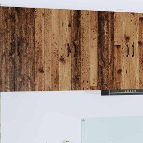 Armario de cocina mural 2 pcs Madera Vieja 30 x 31 x 80 cm