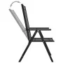 Neunteiliges Gartenmöbel-Set in Schwarz und Anthrazitgrau. von vidaXL, Gartensets - Ref: Foro24-3070643, Preis: 419,04 €, Rab...