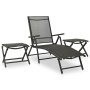 Neunteiliges Gartenmöbel-Set in Schwarz und Anthrazitgrau. von vidaXL, Gartensets - Ref: Foro24-3070643, Preis: 426,22 €, Rab...