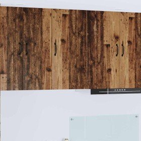 Armario de cocina mural con puerta Madera Vieja 40 x 31 x 80 cm