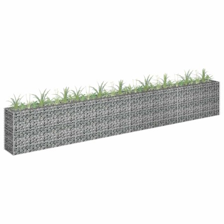 Arriate de gaviones de acero galvanizado 360x30x60 cm