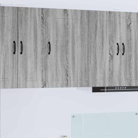 Armario de cocina mural con estante Gris Sonoma 50 x 31 x 80 cm en Armarios de cocina | Comprar online en Foro24