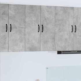 Armario de cocina mural Gris Concreto 60 x 31 x 80 cm