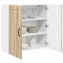 Armario de cocina mural con puerta Roble Sonoma 80 x 31 x 80 cm