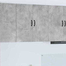 Armario de cocina mural Gris Concreto 80 x 31 x 80 cm