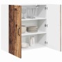 Armario de cocina mural con puerta Madera Vieja 80 x 31 x 80 cm