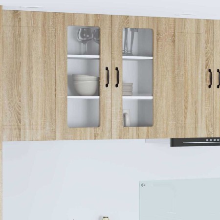 Armario de cocina mural con puerta Roble Sonoma 80 x 31 x 80 cm
