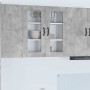 Armario de cocina mural Gris Concreto 80 x 31 x 80 cm