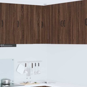 Armario de cocina mural con puerta Roble Marrón 57 x 57 x 80 cm
