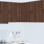Armario de cocina mural con puerta Roble Marrón 57 x 57 x 80 cm