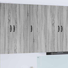 Armario de cocina mural con puerta Gris Sonoma 40 x 31 x 100 cm