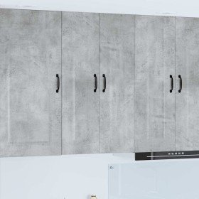 Armario de cocina mural Gris Concreto 60 x 31 x 100 cm