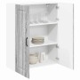 Armario de cocina mural con puerta Gris Sonoma 80 x 31 x 100 cm