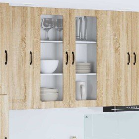 Armario de cocina mural Roble Sonoma 80 x 31 x 100 cm