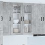 Armario de cocina mural Gris Concreto 80 x 31 x 100 cm