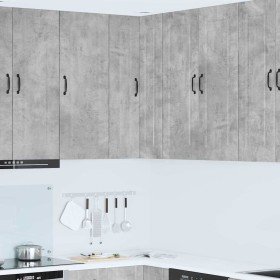Armario de cocina mural Gris Concreto 57 x 57 x 100 cm