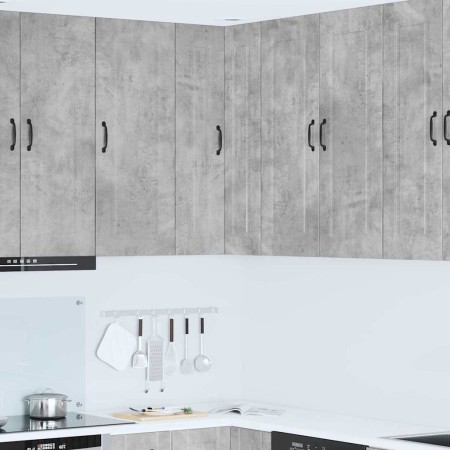 Armario de cocina mural Gris Concreto 57 x 57 x 100 cm