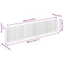 Arriate de gaviones de acero galvanizado 360x30x90 cm