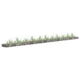 Arriate de gaviones de acero galvanizado 450x30x10 cm