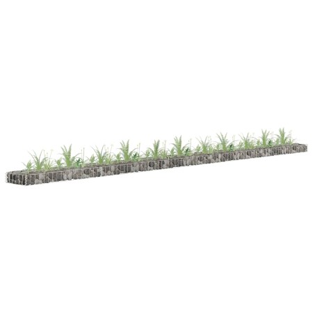 Arriate de gaviones de acero galvanizado 450x30x10 cm