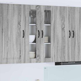 Armario de cocina mural con puerta Gris Sonoma 60 x 31 x 100 cm