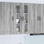 Armario de cocina mural con puerta Gris Sonoma 60 x 31 x 100 cm