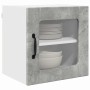 Armario de cocina mural 2 pcs Gris Concreto 40 x 31 x 40 cm
