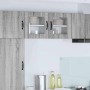 Armario de cocina mural 2 pcs Gris Sonoma 40 x 31 x 40 cm