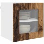 Armario de cocina mural 2 pcs Madera Vieja 40 x 31 x 40 cm